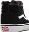 Vans MN Ward Hi MTE - Hoge sneakers - Suède - Black/Plaid - Maat 43