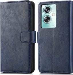 iMoshion Hoesje Geschikt voor Oppo A79 Hoesje - iMoshion Luxe Bookcase - Donkerblauw