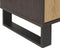 ELDA - Sideboard - Lichte houtkleur/Donkerbruin - MDF