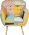 Fauteuil MELBY Stof Multicolor