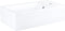 Differnz Force - Fontein - Keramiek met kraangat rechts - Glans wit - 40 x 22 x 11.5 cm