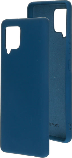 Mobiparts Samsung Galaxy A42 (2020) - Silicone Cover - Soft-touch - Blueberry Blue
