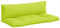 vidaXL - Palletkussens - 2 - st - stof - felgroen