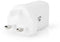 Nedis WCPD20W102WTUK - USB-C Wandlader - 20W Power Delivery - Wit