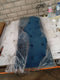 vidaXL - Hoofdbord - 100x5x78/88 - cm - fluweel - donkerblauw