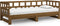 vidaXL - Slaapbank - uitschuifbaar - grenenhout - honingbruin - 2x(90x200) - cm