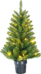 Black Box Trees Riverton - Kunstkerstboom met LED Verlichting - H90 x Ø58 cm - Groen