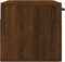 vidaXL - Wandkast - 80x36,5x35 - cm - bewerkt - hout - bruin - eikenkleur