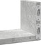 vidaXL - Wandschappen - 3 - st - bewerkt - hout - betongrijs