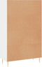 vidaXL - Hoge - kast - 69,5x31x115 - cm - bewerkt - hout - wit