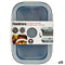 Lunchbox Kinvara CH19130-1 Grijs Transparant ABS 540 ml (12 Stuks)
