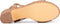 POSH by Poelman SUVI - Dames Sandalen met Blokhak - Imitatiesuède - Cognac - Maat 37