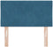 vidaXL - Hoofdbord - met - Diamanten - Blokken - in - Donkerblauw, - 80 - cm, - van - Fluweel