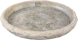 PTMD Schaal Lourdes - 35x35x4 cm - Cement - Creme