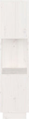 vidaXL - Boekenkast/kamerscherm - 51x25x101 - cm - massief - grenenhout - wit