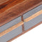 vidaXL - Salontafel - 110x50x40 - cm - massief - hout - grijs