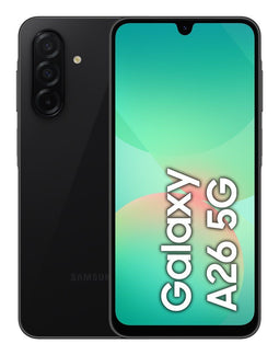 Samsung Galaxy A26 - Smartphone - 6.7" Hybride Dual SIM Android 15 5G 6 GB 128 GB 5000 mAh Zwart