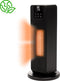 QLT 23C18/24120 - Keramische Kachel met Gloeieffect - PTC Verwarmingselement LCD-Display Zwart