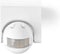 Nedis Bewegingsdetector - Binnen- en Buitenshuis - 3-Wire - Type-F (CEE 7/7) - 180 ° - 5 - 300 W - 300 W - 1200 W - 3 - 2000 Lux - Sensortechnologie: PIR - Sensorbereik: 0.0 - 12.0 m