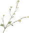 Silk-ka Kunstbloem-Zijden Bloem Bloesem Tak Wit-Groen 99 cm Voordeelaanbod Per 2 Stuks