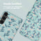 iMoshion Hoesje Geschikt voor Samsung Galaxy S23 FE Hoesje Met Pasjeshouder - iMoshion Design Bookcase smartphone - Blauw / Blue Flowers