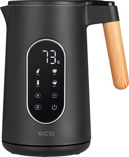 ECG RK 1799 - Elektrische waterkoker - 1,7L temperatuurinstelling 40-100°C - Zwart