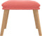 vidaXL - Voetenbank - 45x29,5x35 - cm - fluweel - roze