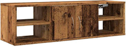 vidaXL - Wandkast - 101x30x29 - cm - bewerkt - hout - oud - houtkleurig
