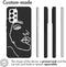 iMoshion Hoesje Geschikt voor Samsung Galaxy A53 Hoesje Siliconen - iMoshion Design hoesje - Transparant / Line Art Woman Black