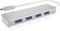 Icy Box IB-HUB1425-C3 - USB Hub - 4x USB 3.2 Gen 1 Type-A - Zilver