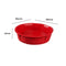Ronde siliconen bakvorm voor cake Ø 23 cm | Groen | ronde silicone vorm | cakevorm met handgrepen | cakevormen | grote bakvorm met anti-aanbaklaag | voor oven en magnetron SILIMANQ-PRO