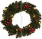 vidaXL - Kerstkransen - 2 - st - met - decoratie - 45 - cm - groen