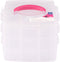 Vaessen Creative - Stapelbare Opbergbox - 18 vakjes - 15 x 15 x 12,5 cm