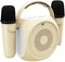 Celly PARTYMIC2 - Draadloze speaker met 2 microfoons en RGB lichten - 6W RMS