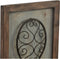 Decoratieve figuren DKD Home Decor Verouderde afwerking Metaal Hout Bestekken (24 x 5 x 99 cm) (2 Stuks)