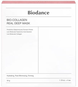 Biodance Bio Collagen Real Deep Mask - Korean Beauty Hydrogel Masker - 4 stuks per doos