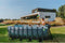 EXIT Wood zwembad 400x200x122cm met filterpomp - bruin
