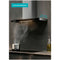 ETNA AB791RVS - Wandschouw afzuigkap - 632 m³/h - RVS met zwart glasdesign