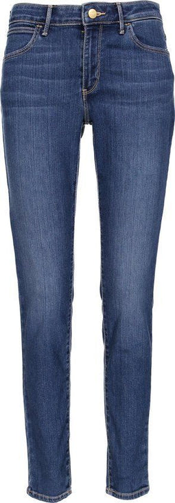 Wrangler - Skinny fit Dames Jeans - Maat W27 X L32 - Stone wash