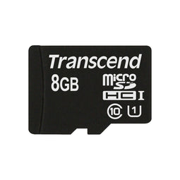 Transcend microSDHC Class 10 UHS-I 8GB - Geheugenkaart - Leessnelheid 90MB/s