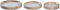 Set van trays DKD Home Decor Wit Bruin Mangohout 39 x 39 x 4,5 cm