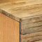 vidaXL - Nachtkastje - 40x33x46 - cm - massief - mangohout - bruin