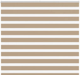 vidaXL - Zebra - Blind - 165x150 - cm - stofbreedte - 160,9 - cm - polyester - zandbruin