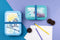 Amuse Plus - Tropical Teens - Lunchbox - Brooddoos - Medium - Big Hair Don't Care - In hoogte verstelbaar - Rekker inbegrepen