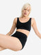 sloggi Double Comfort - Dames Top - Lycra Freefit X-Move - Zwart - Maat 44