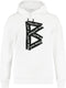 Ballin Amsterdam - Jongens Regular Fit Hoodie - 100% Katoen - Wit - Maat 152