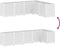 vidaXL - Plantenbak - 160x120x53 - cm - polypropeen - wit