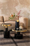 Zuiver Glam Salontafel Rond 60 cm Zwart/ Goud