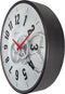 Moderne Gear Clock Met Bewegende Tandwielen - Wit - 36cm - Metaal/Glas - NeXtime