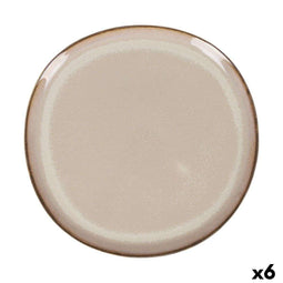 Dessertbord Duomo Beige Ø 21 cm (6 Stuks)